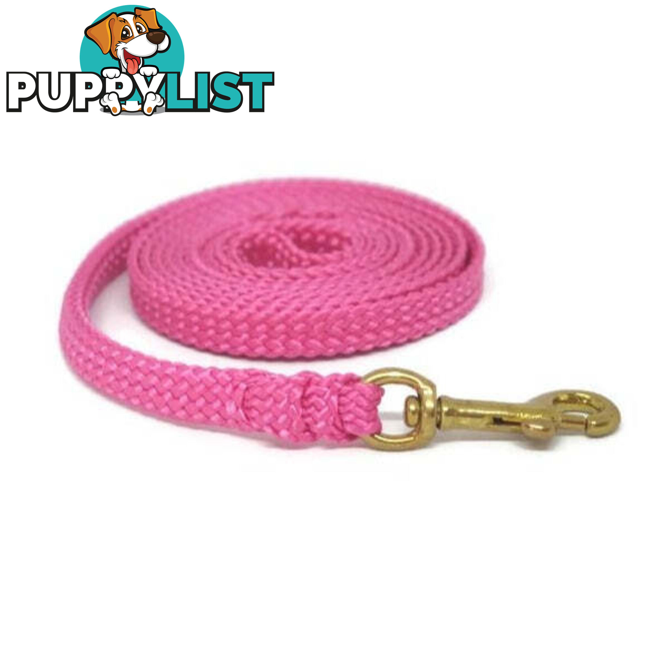 1.8m to 10m Long Dog Lead No Stitching Tough Yarnix 10mm Wide - YNXLD10-1.8-BK-SS