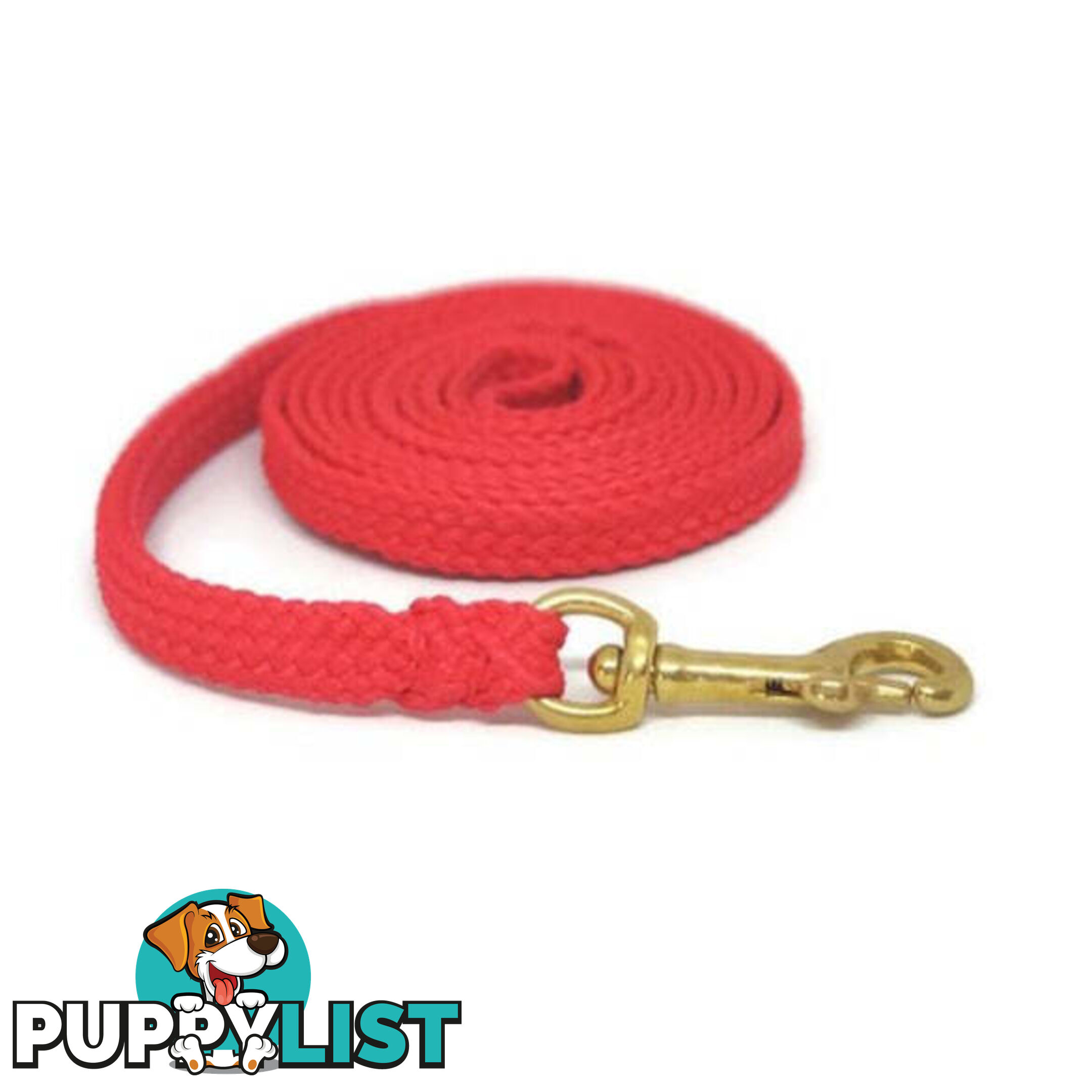 1.8m to 10m Long Dog Lead No Stitching Tough Yarnix 10mm Wide - YNXLD10-1.8-BK-SS