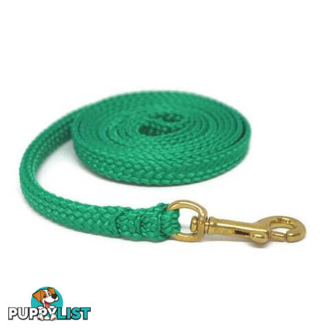 1.8m to 10m Long Dog Lead No Stitching Tough Yarnix 10mm Wide - YNXLD10-1.8-BK-SS