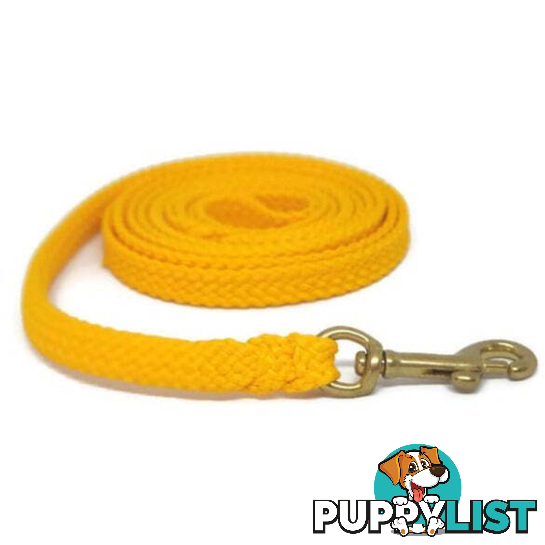 1.8m to 10m Long Dog Lead No Stitching Tough Yarnix 10mm Wide - YNXLD10-1.8-BK-SS