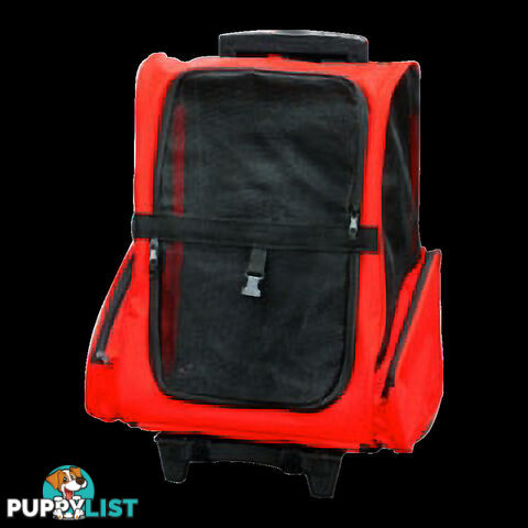 Dog Pet Safety Transport Carrier Backpack Trolley - V63-793955