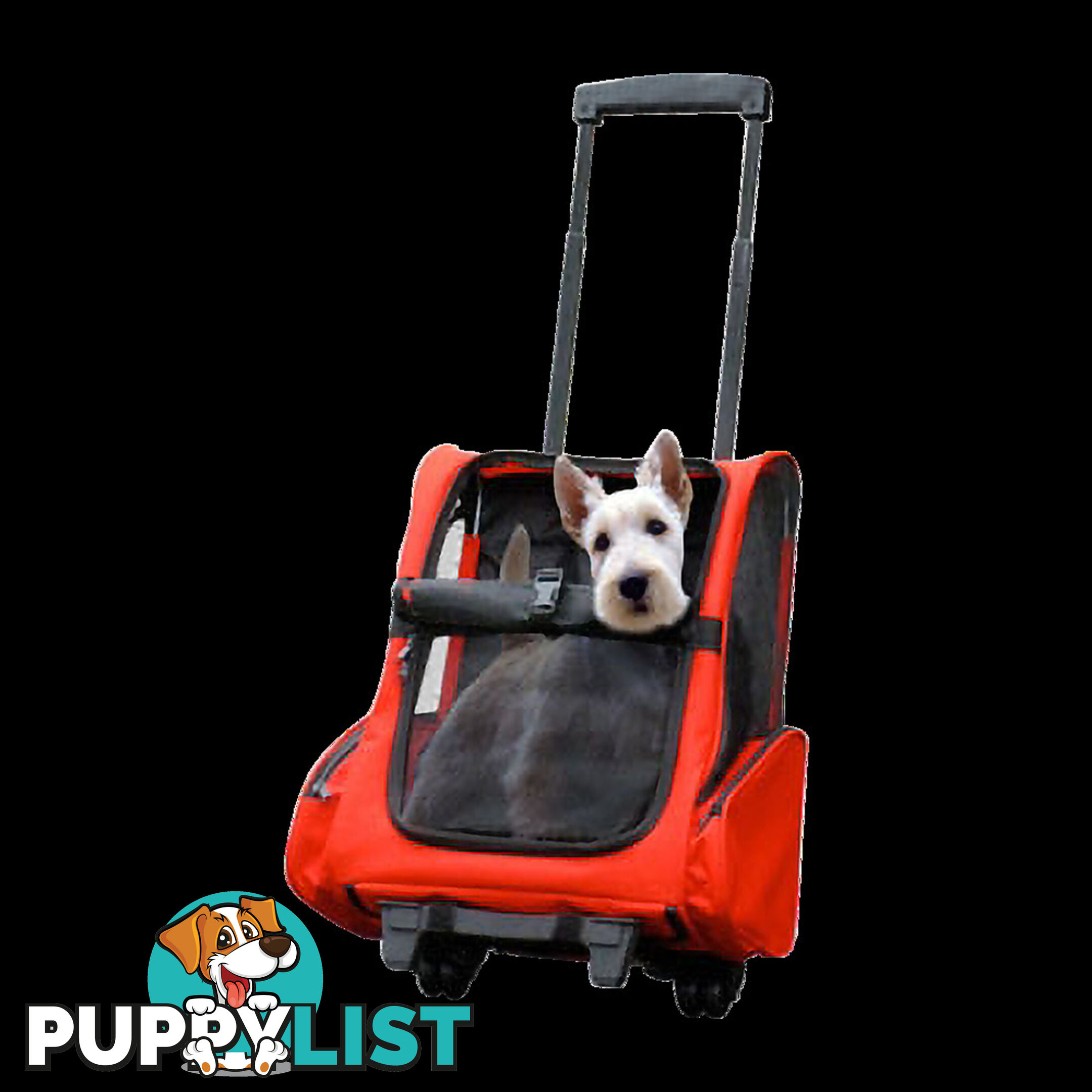 Dog Pet Safety Transport Carrier Backpack Trolley - V63-793955