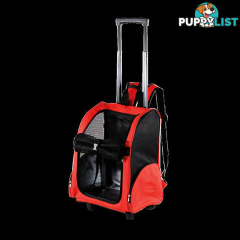 Dog Pet Safety Transport Carrier Backpack Trolley - V63-793955