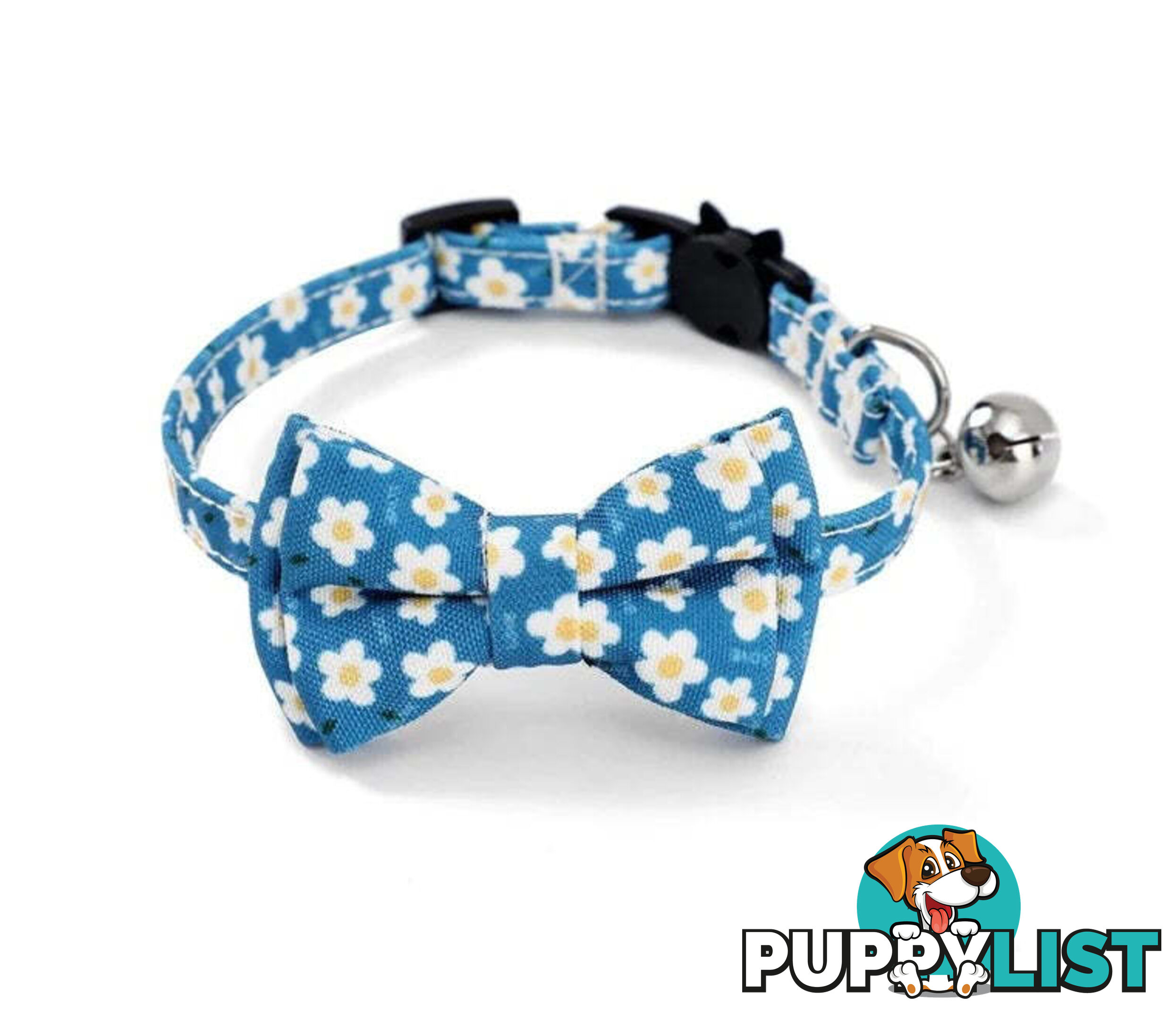 Breakaway Cat Collar & Bow Tie / XS - Hand Made by The Bark Side - TBSBRKXSCHY
