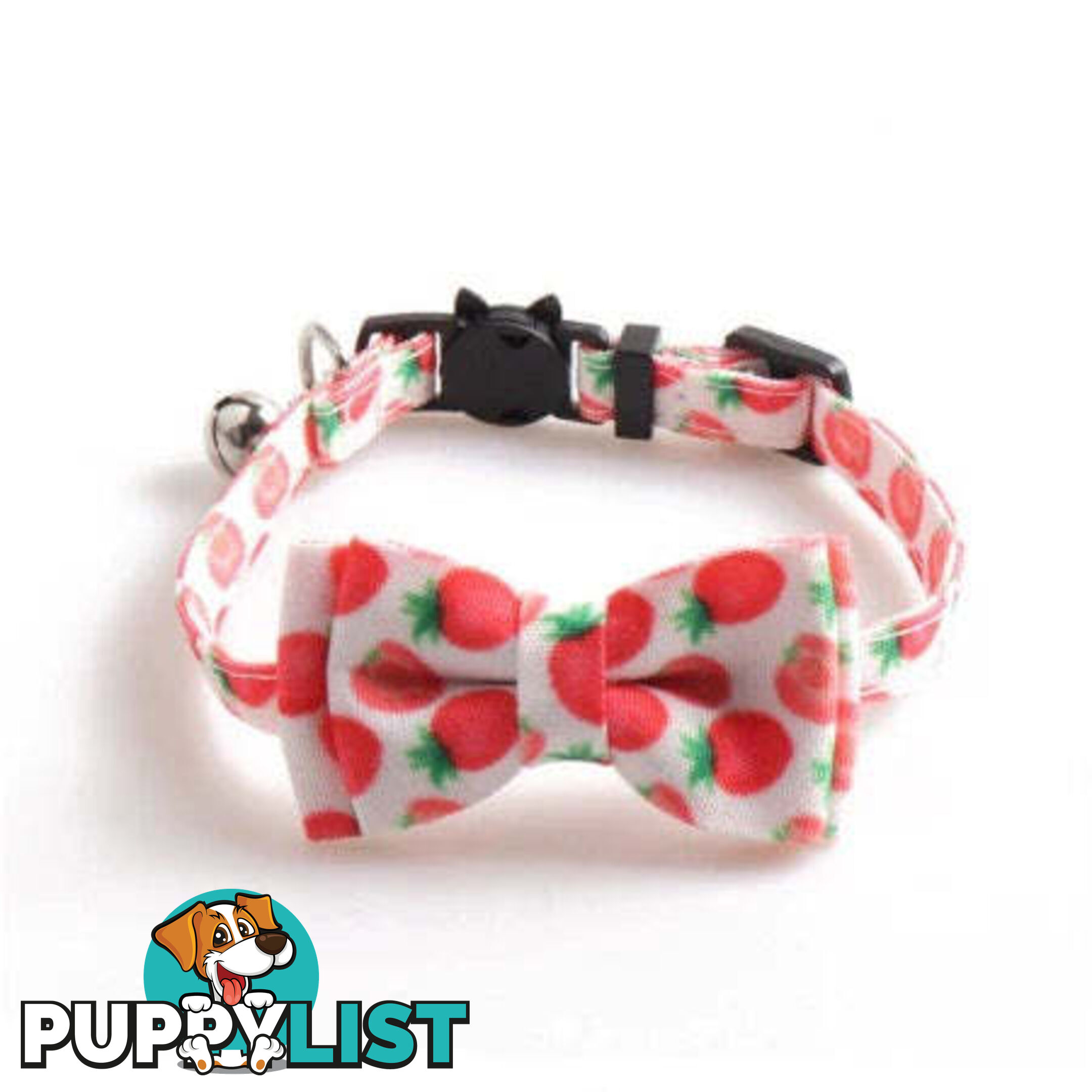 Breakaway Cat Collar & Bow Tie / XS - Hand Made by The Bark Side - TBSBRKXSCHY