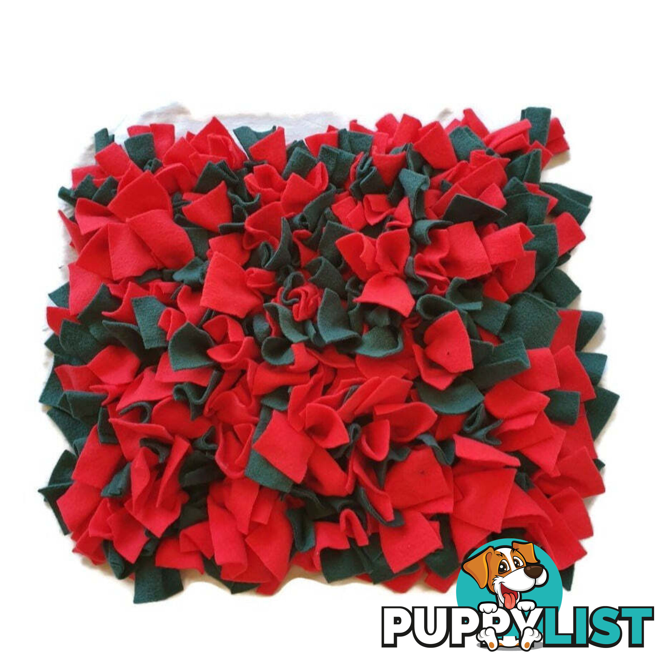Snuffle Mats - Premium Heavy Duty Rubber Based - Pet Treat Play - Calms Anxiety - Slow Feeder - SNUFFLE-MED-NABK
