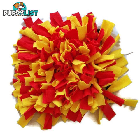 Snuffle Mats - Premium Heavy Duty Rubber Based - Pet Treat Play - Calms Anxiety - Slow Feeder - SNUFFLE-MED-NABK