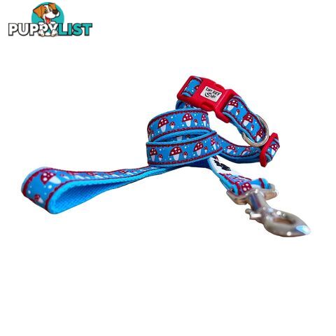Toadstool Dog Lead / Mushrooms / Dog Leash - Hand Made by The Bark Side - TBSLDTOAD201.8