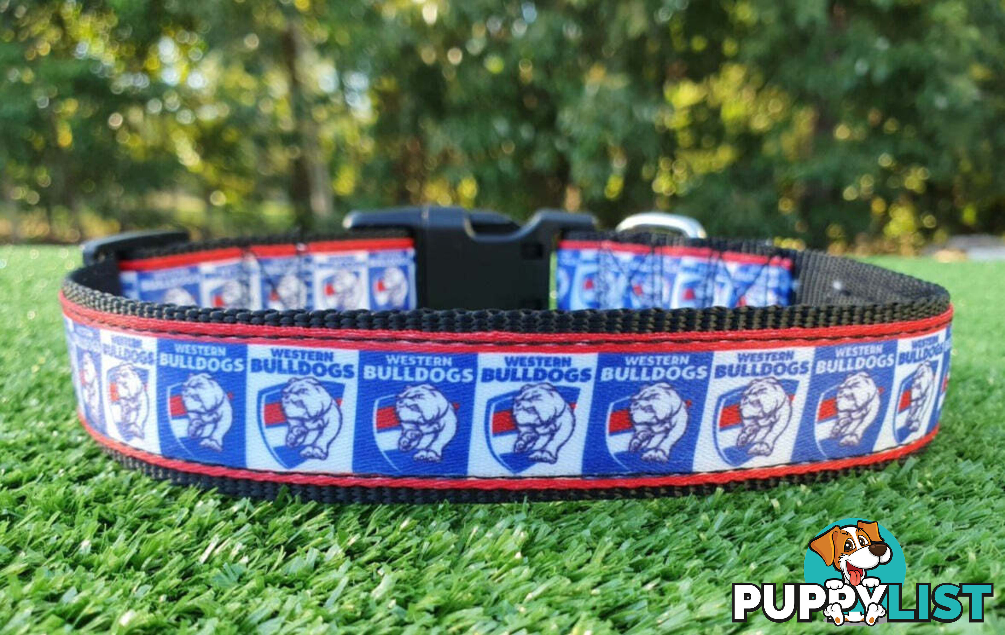 AFL Dog Collars, Footy - Aussie Rules - Moondidley Pets - MDPCOLAFLMSKS