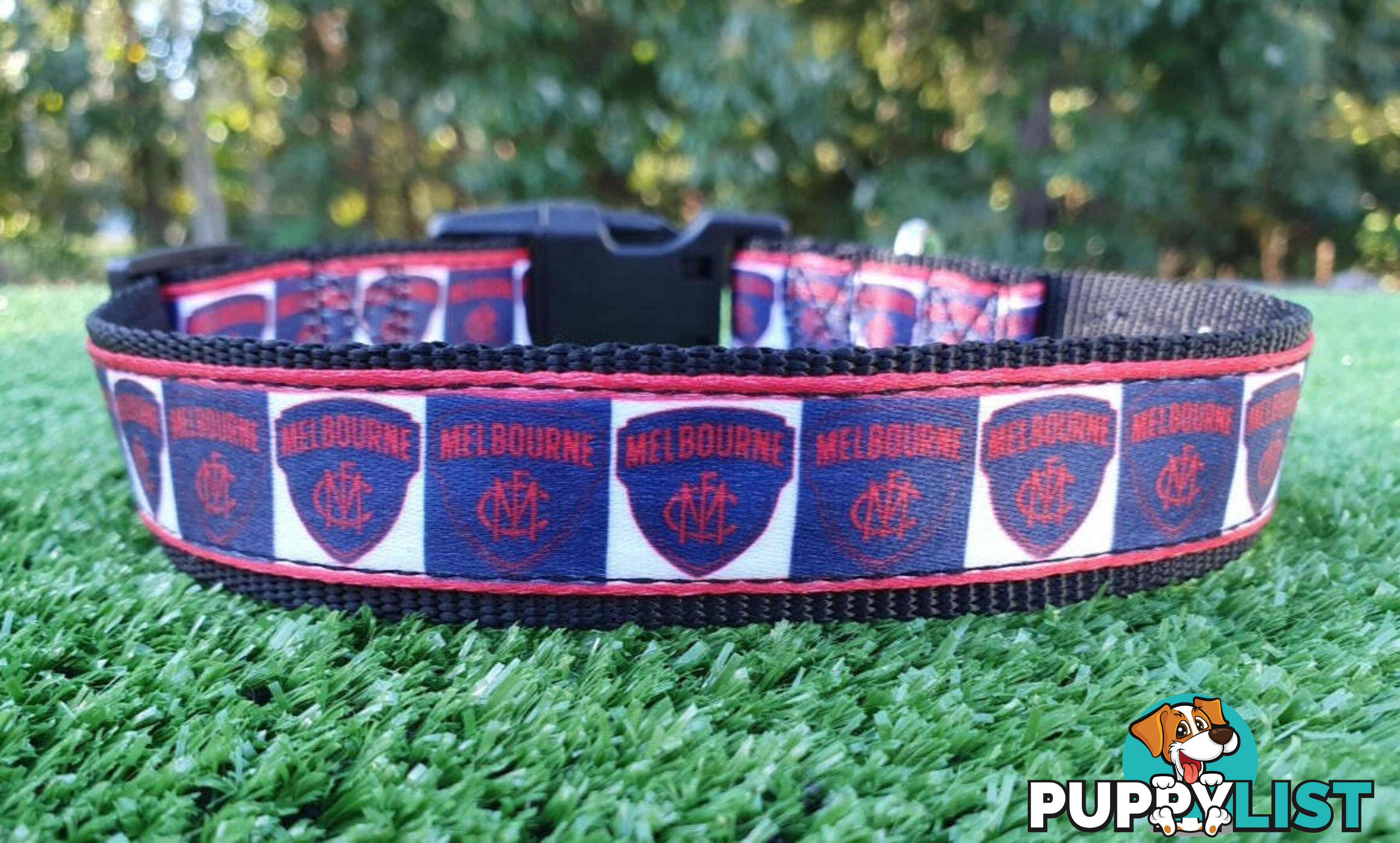 AFL Dog Collars, Footy - Aussie Rules - Moondidley Pets - MDPCOLAFLMSKS