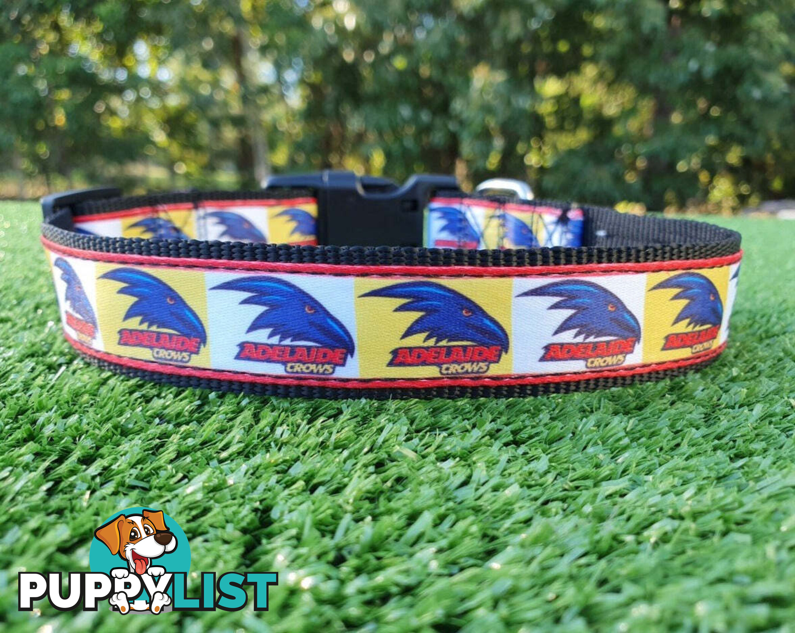 AFL Dog Collars, Footy - Aussie Rules - Moondidley Pets - MDPCOLAFLMSKS