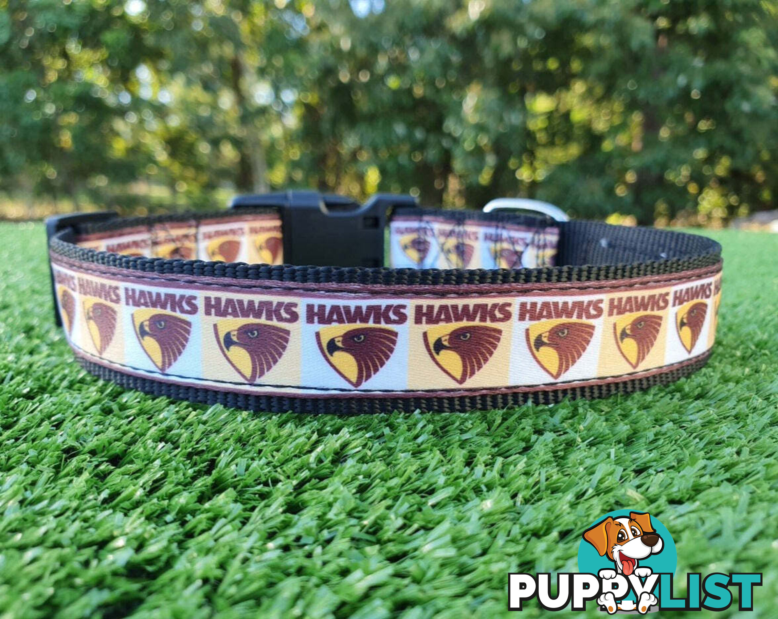 AFL Dog Collars, Footy - Aussie Rules - Moondidley Pets - MDPCOLAFLMSKS
