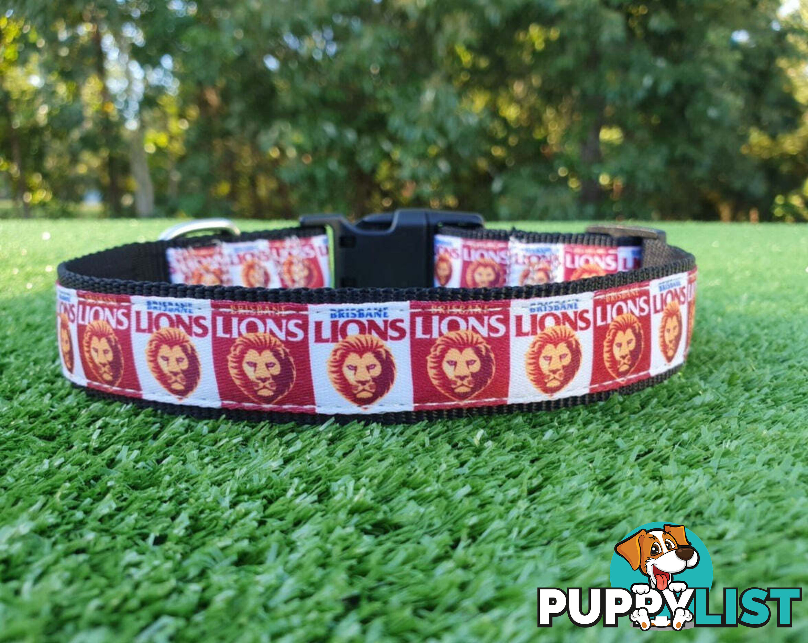 AFL Dog Collars, Footy - Aussie Rules - Moondidley Pets - MDPCOLAFLMSKS