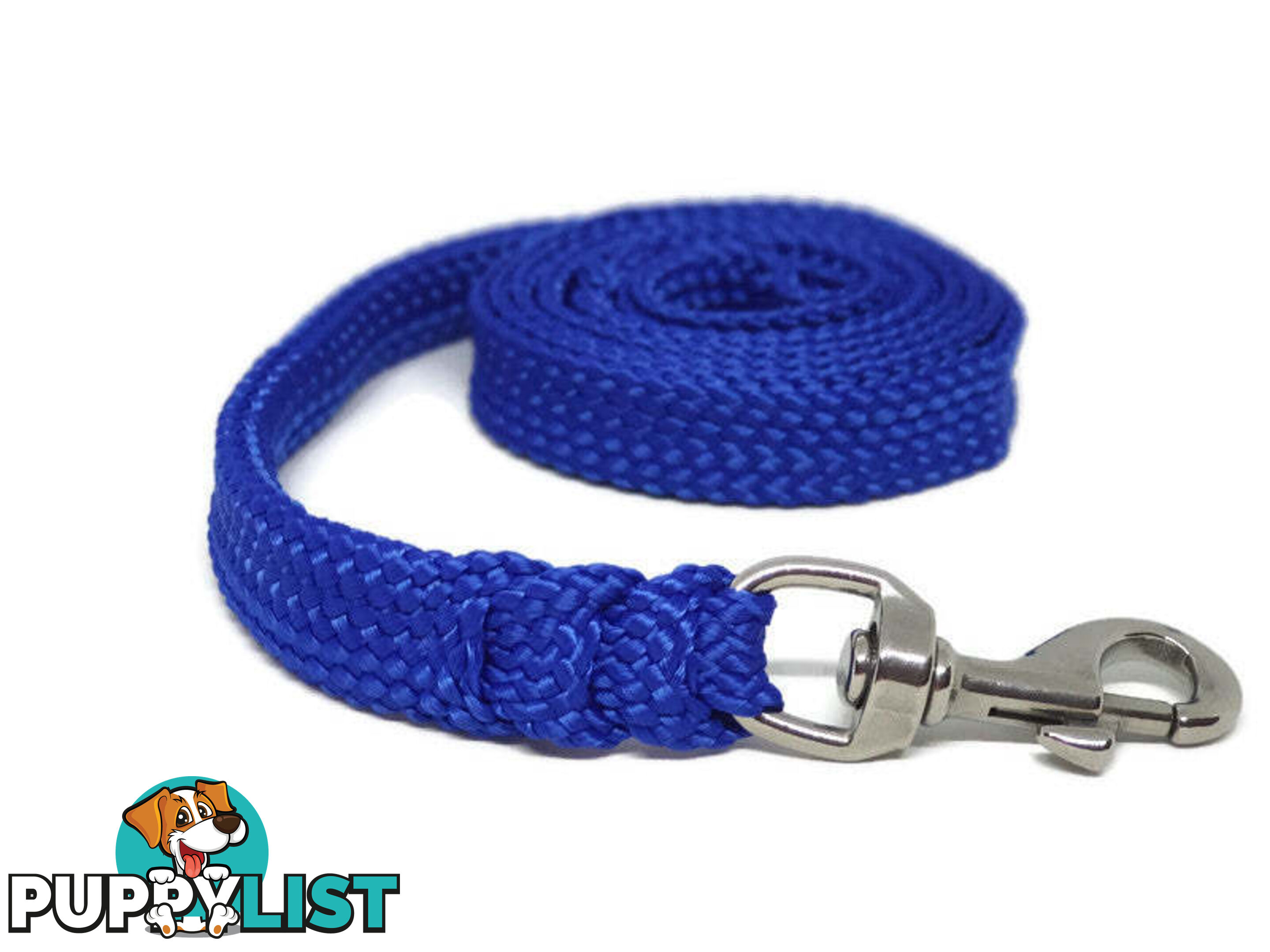 1.8m to 10m Long Dog Lead No Stitching Tough Yarnix 20mm Wide - YNXLD3SSPUR