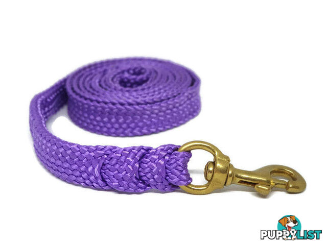 1.8m to 10m Long Dog Lead No Stitching Tough Yarnix 20mm Wide - YNXLD3SSPUR