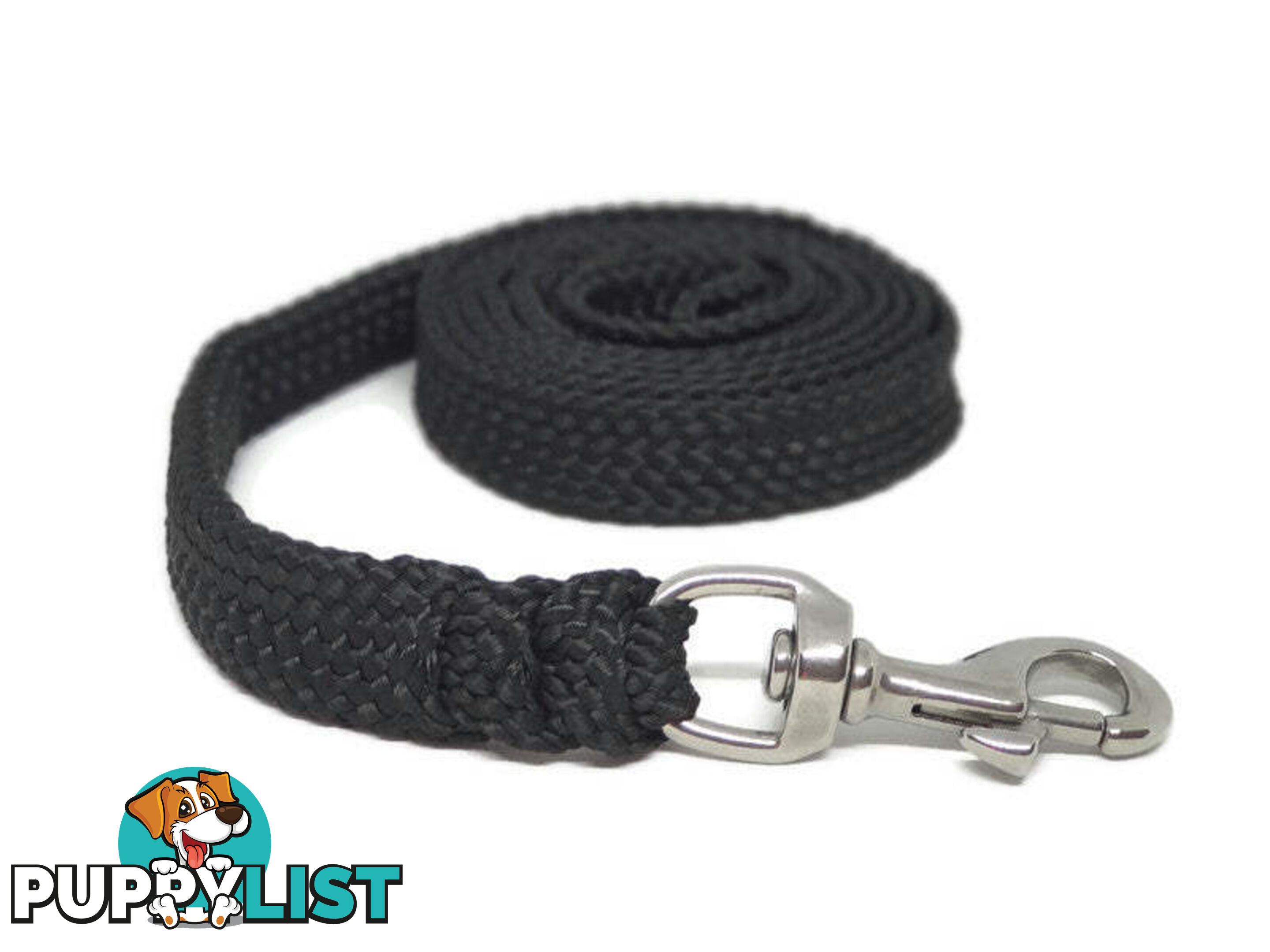 1.8m to 10m Long Dog Lead No Stitching Tough Yarnix 20mm Wide - YNXLD3SSPUR