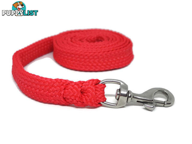 1.8m to 10m Long Dog Lead No Stitching Tough Yarnix 20mm Wide - YNXLD3SSPUR