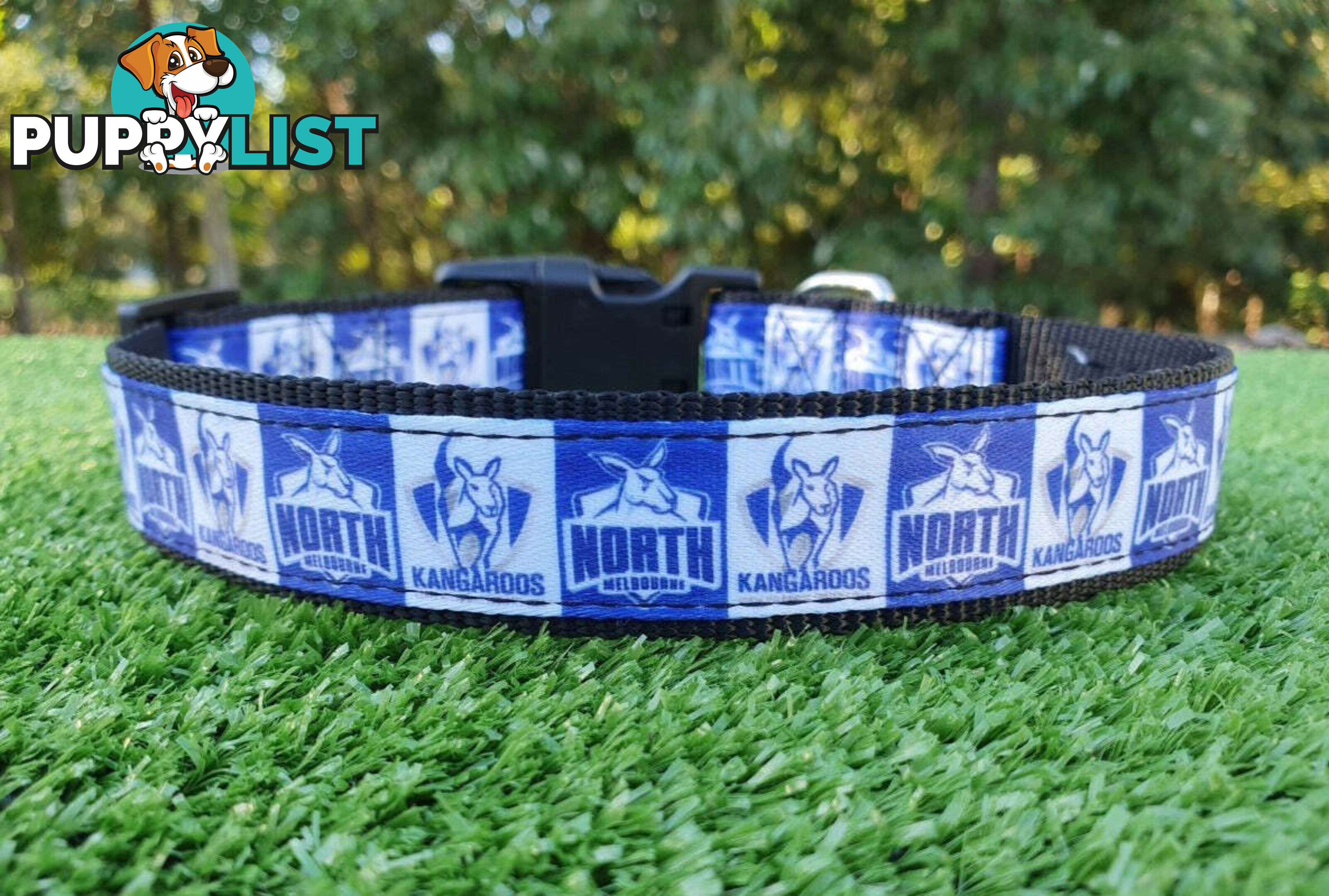 AFL Dog Collars, Footy - Aussie Rules - Moondidley Pets - MDPCOLAFLSGWSG