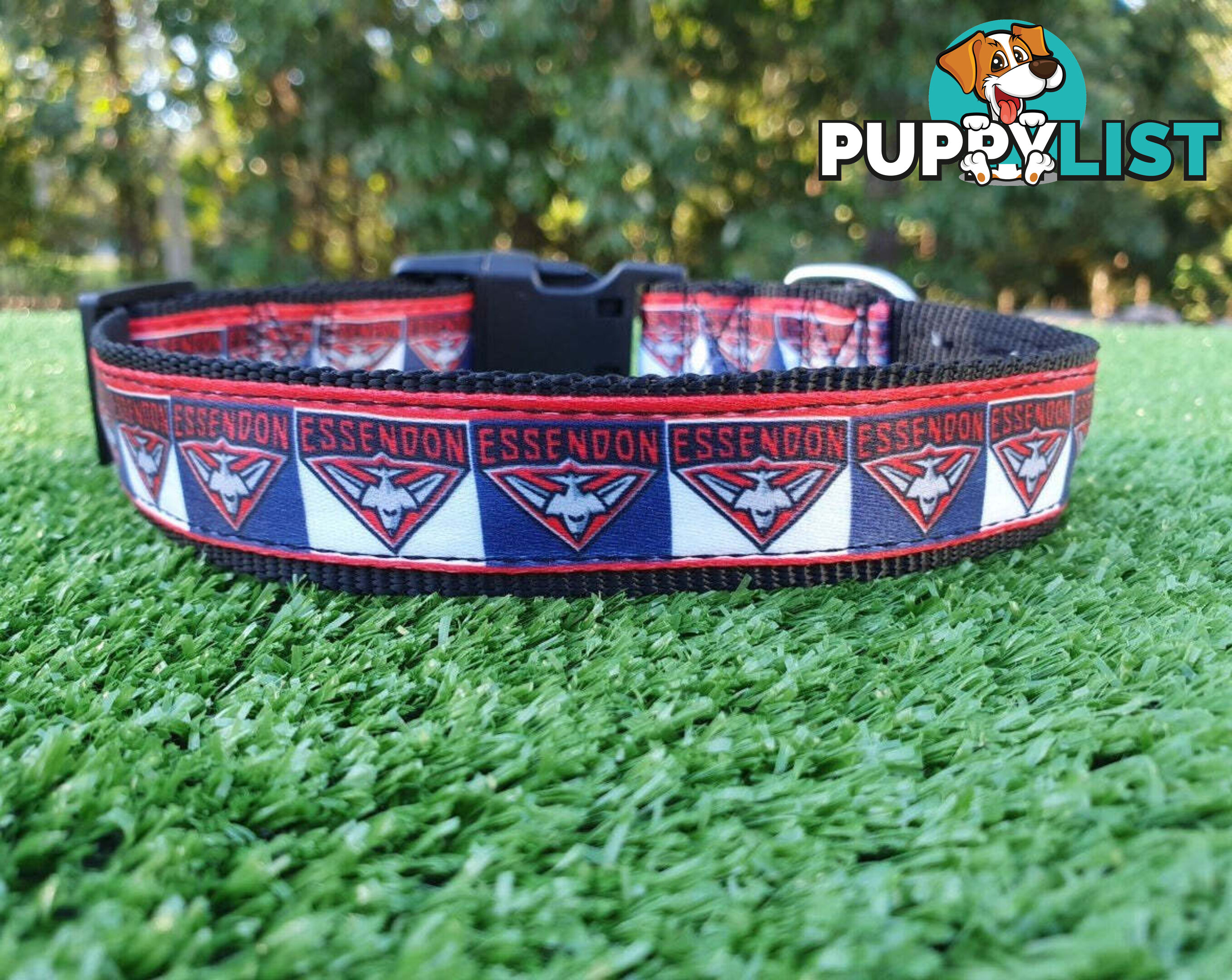 AFL Dog Collars, Footy - Aussie Rules - Moondidley Pets - MDPCOLAFLSGWSG