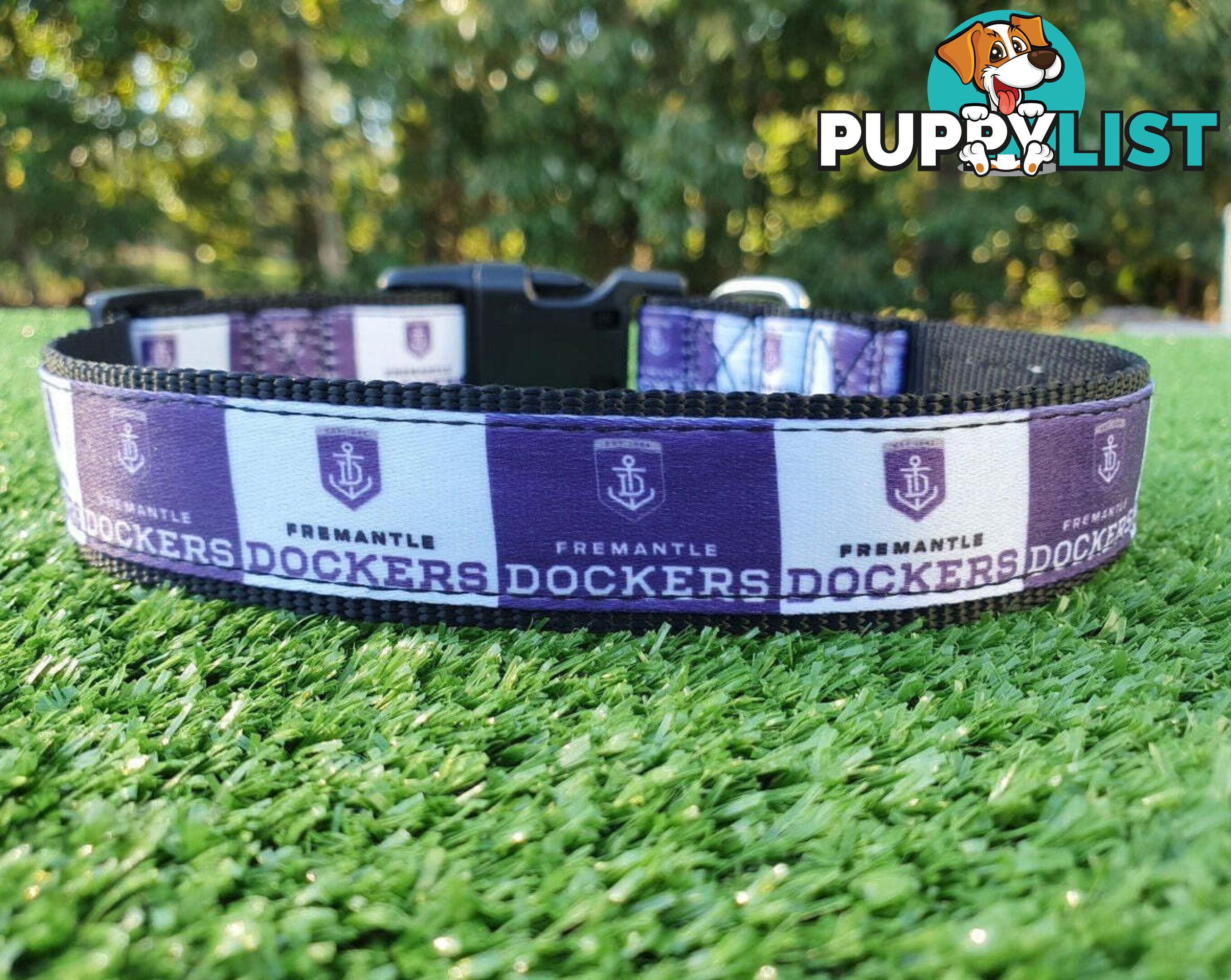 AFL Dog Collars, Footy - Aussie Rules - Moondidley Pets - MDPCOLAFLSGWSG