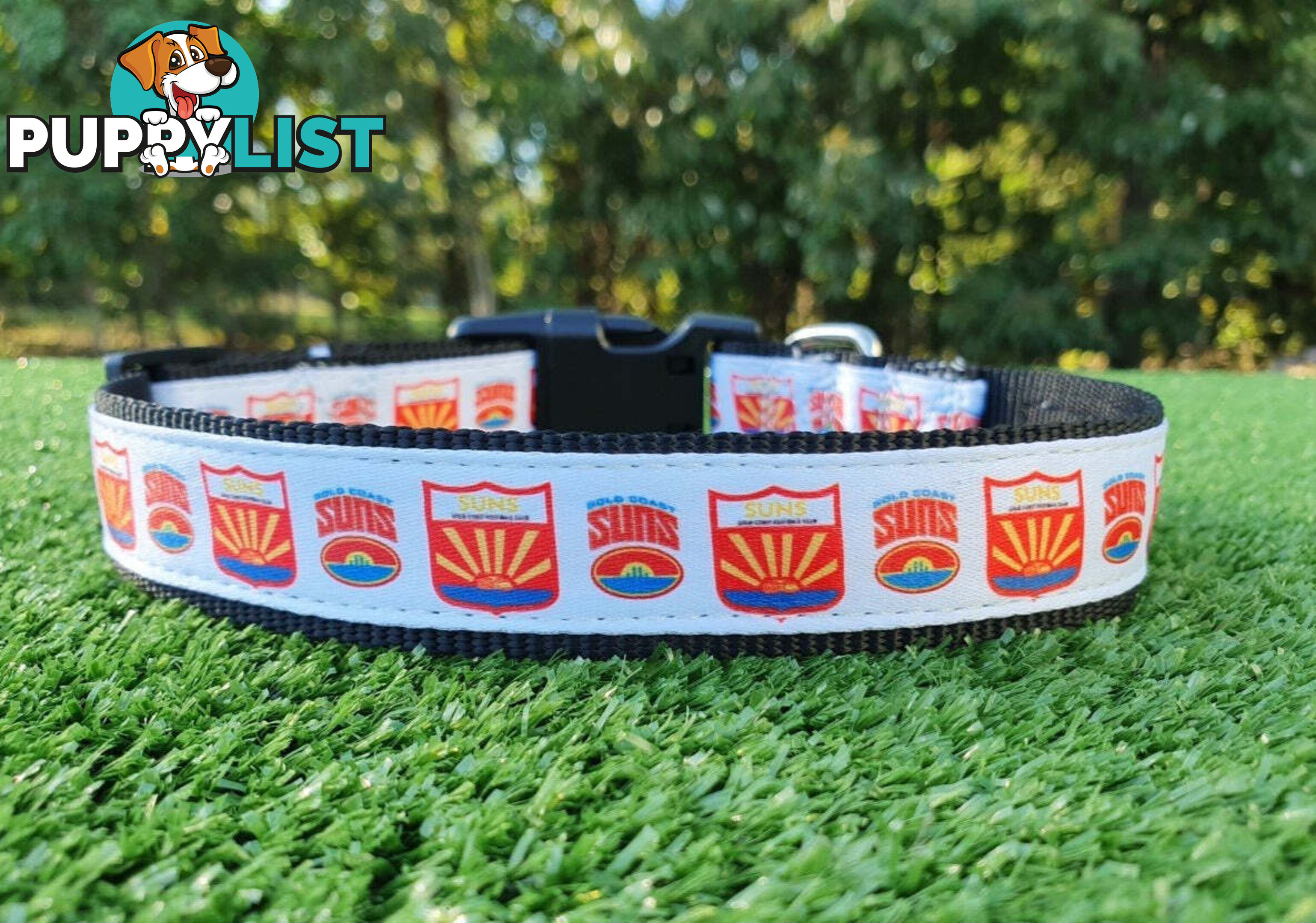 AFL Dog Collars, Footy - Aussie Rules - Moondidley Pets - MDPCOLAFLSGWSG
