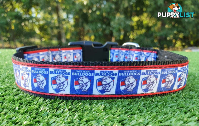 AFL Dog Collars, Footy - Aussie Rules - Moondidley Pets - MDPCOLAFLSGWSG