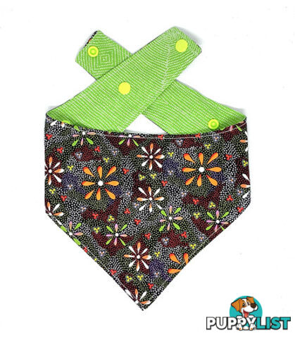 #4 Daisy Reversible Pet Bandana - Octavia's Pup Shop - OCTBAN4-DAI-MED