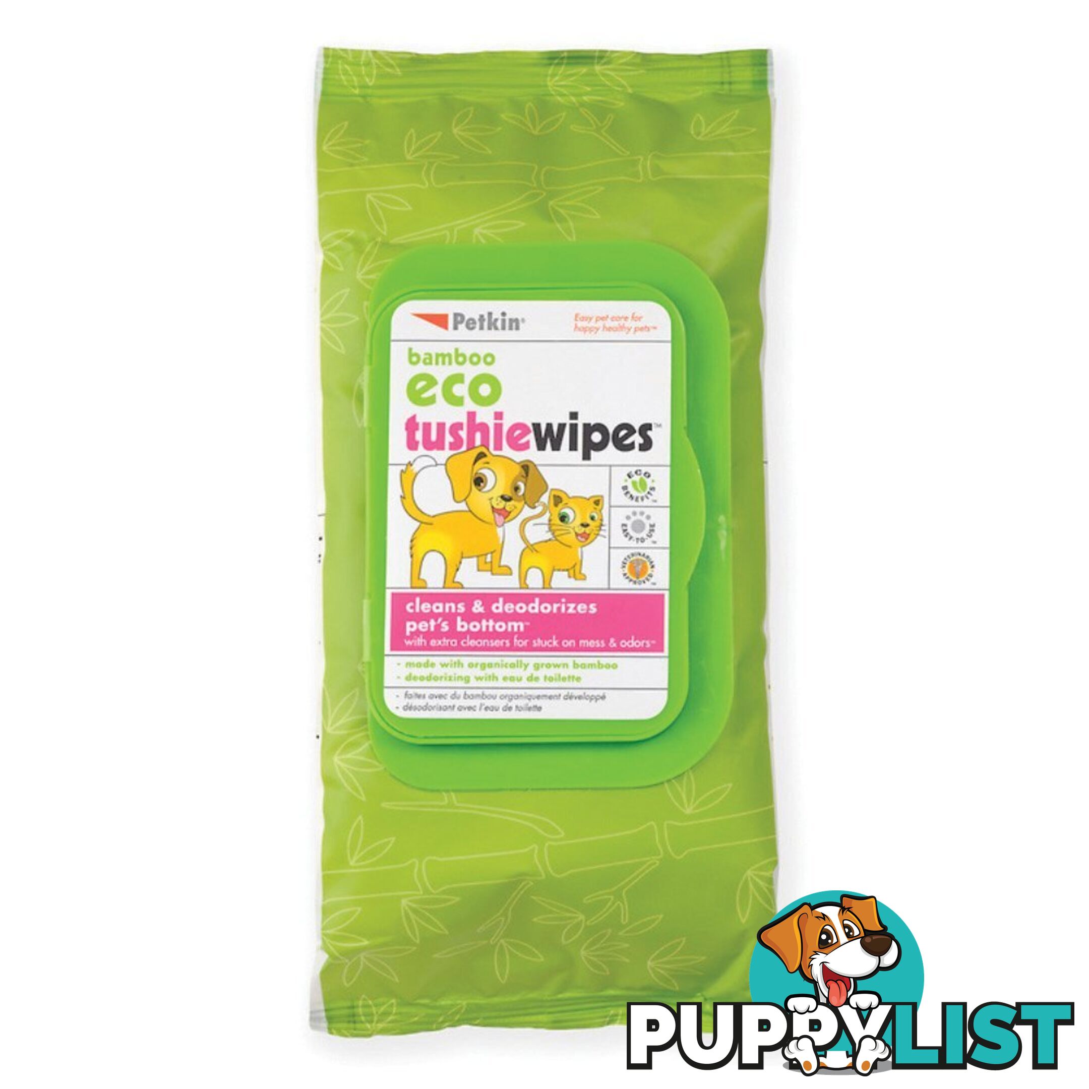 Bamboo Eco Tushie Wipes - Petkin - PPP-50-5377