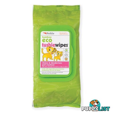 Bamboo Eco Tushie Wipes - Petkin - PPP-50-5377