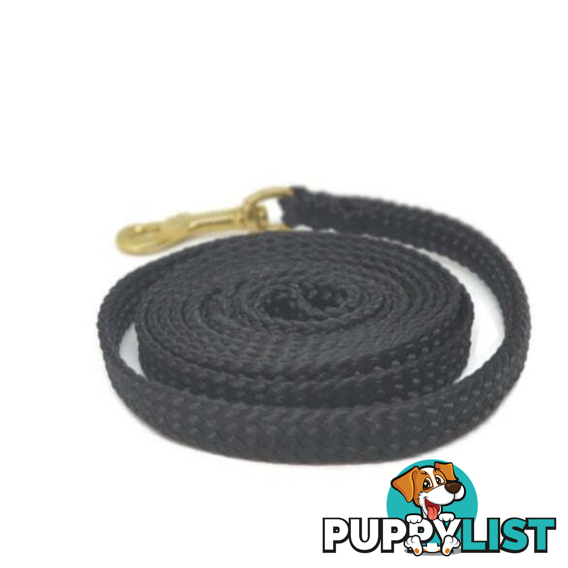1.8m to 10m Long Dog Lead No Stitching Tough Yarnix 10mm Wide - YNXLD10-1.8-YEL-SS