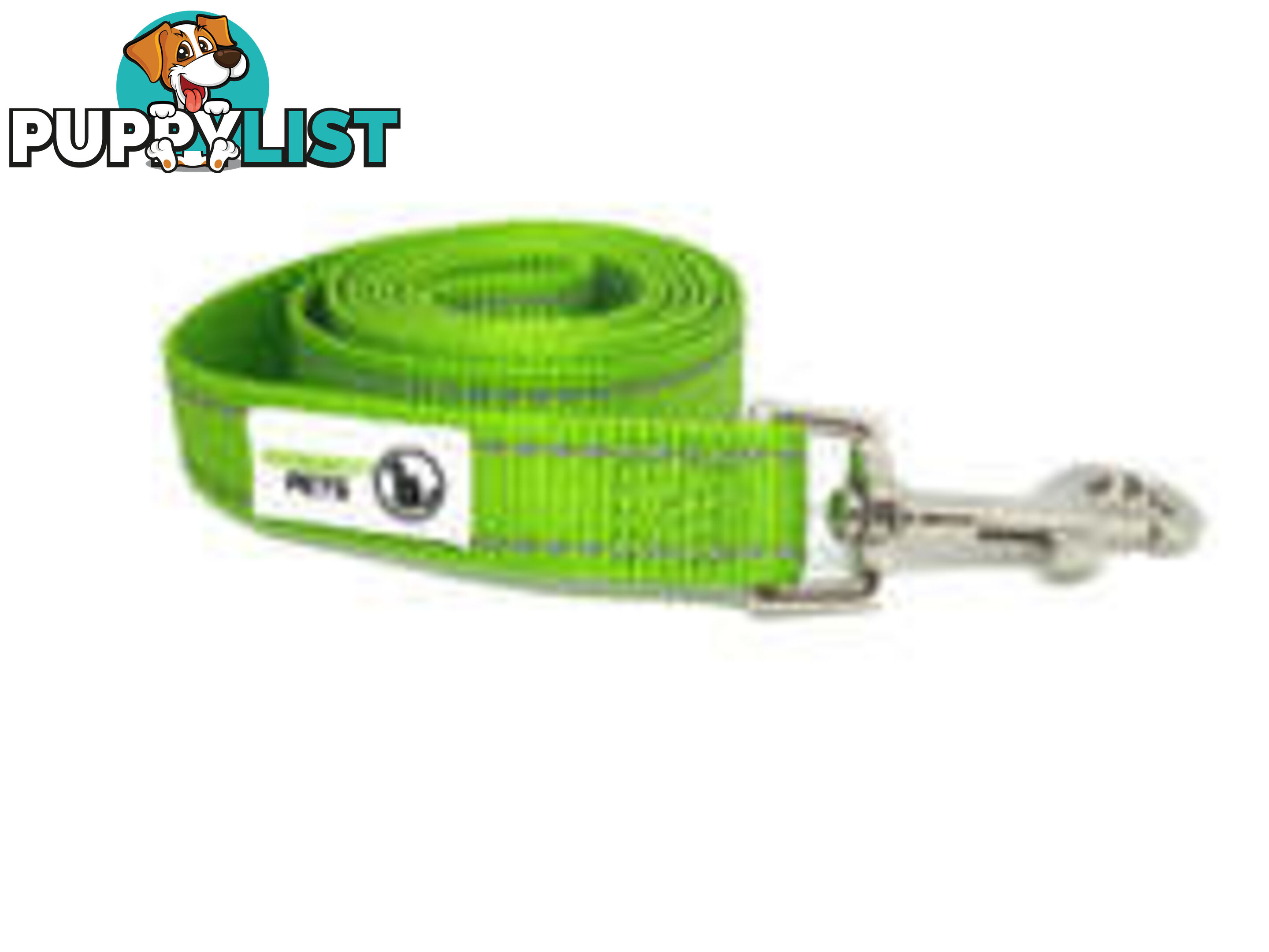 10m Long Nylon w/Reflective Stitching Dog Lead - Moondidley Pets - MDPLDREFTUR2010