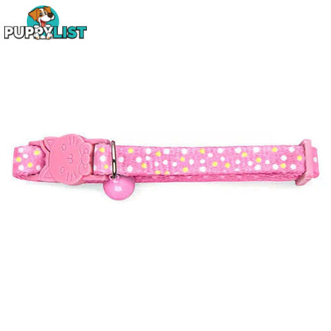 DOTTED CAT COLLAR - BAINBRIDGE - BB-A7268-BLK