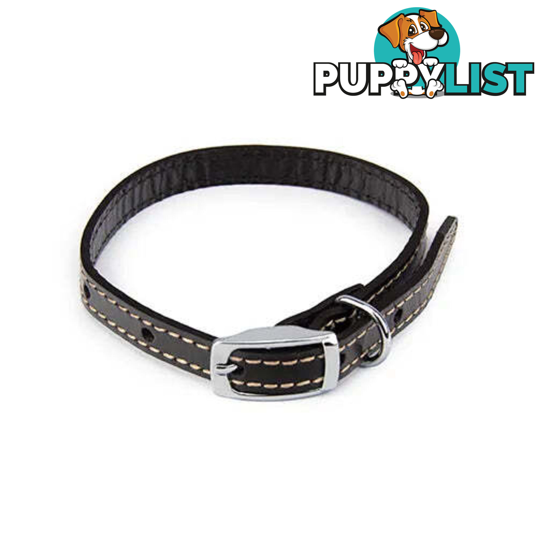 LEATHER COLLARS - BAINBRIDGE - BB-A7018-BLK