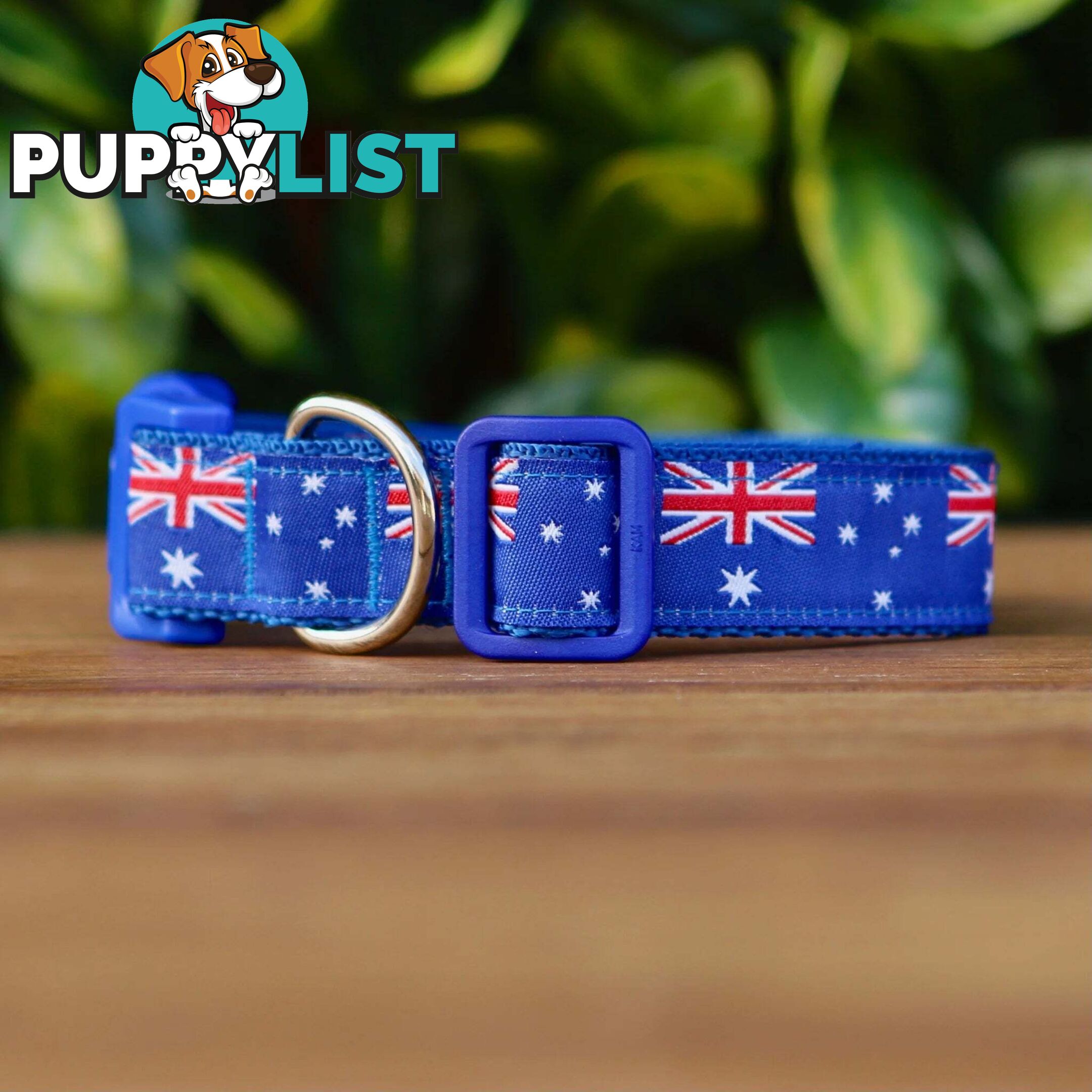 Australian Flag Dog Collar / Flag / XS - L - Hand made by the Bark Side - TBSAUSXS