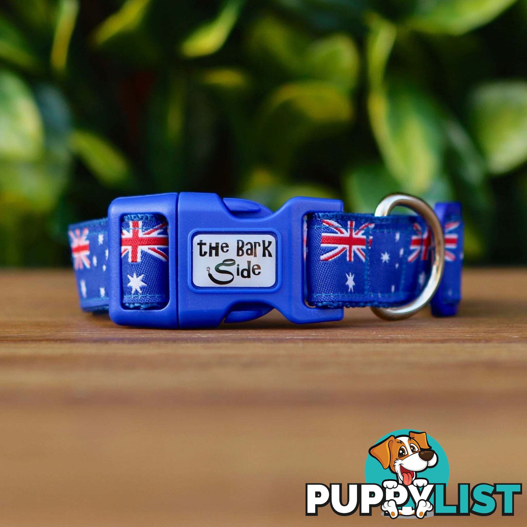 Australian Flag Dog Collar / Flag / XS - L - Hand made by the Bark Side - TBSAUSXS