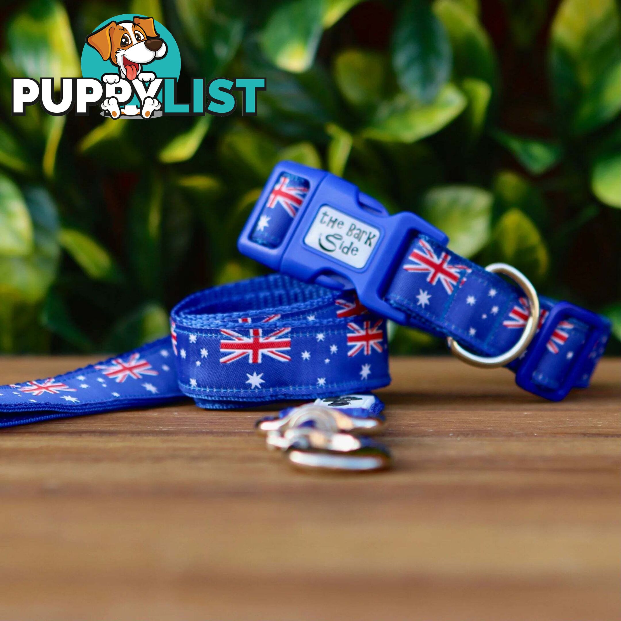 Australian Flag Dog Collar / Flag / XS - L - Hand made by the Bark Side - TBSAUSXS