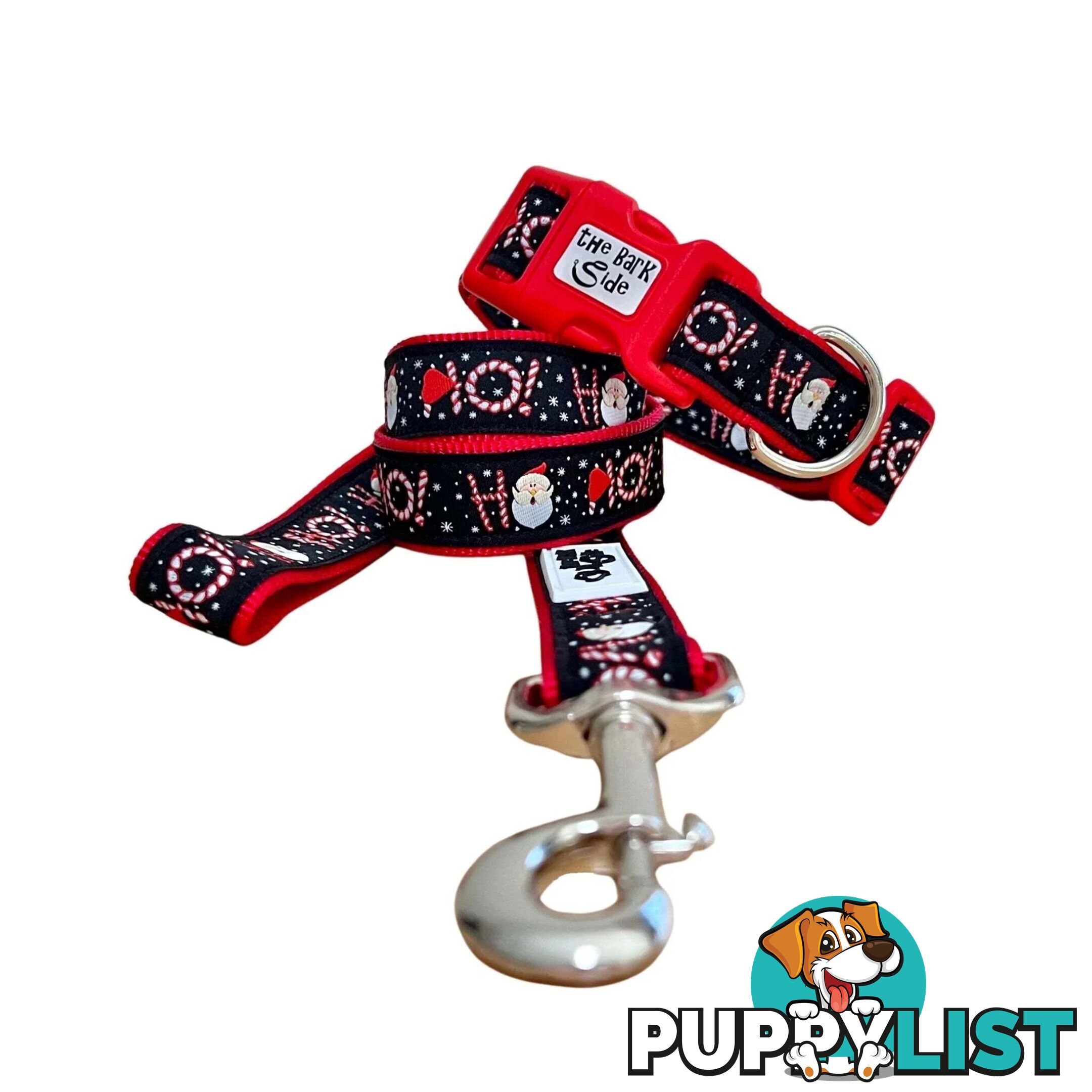 Christmas Dog Lead / Dog Leash - Hand Made by The Bark Side - TBSLDCHRHO251.2