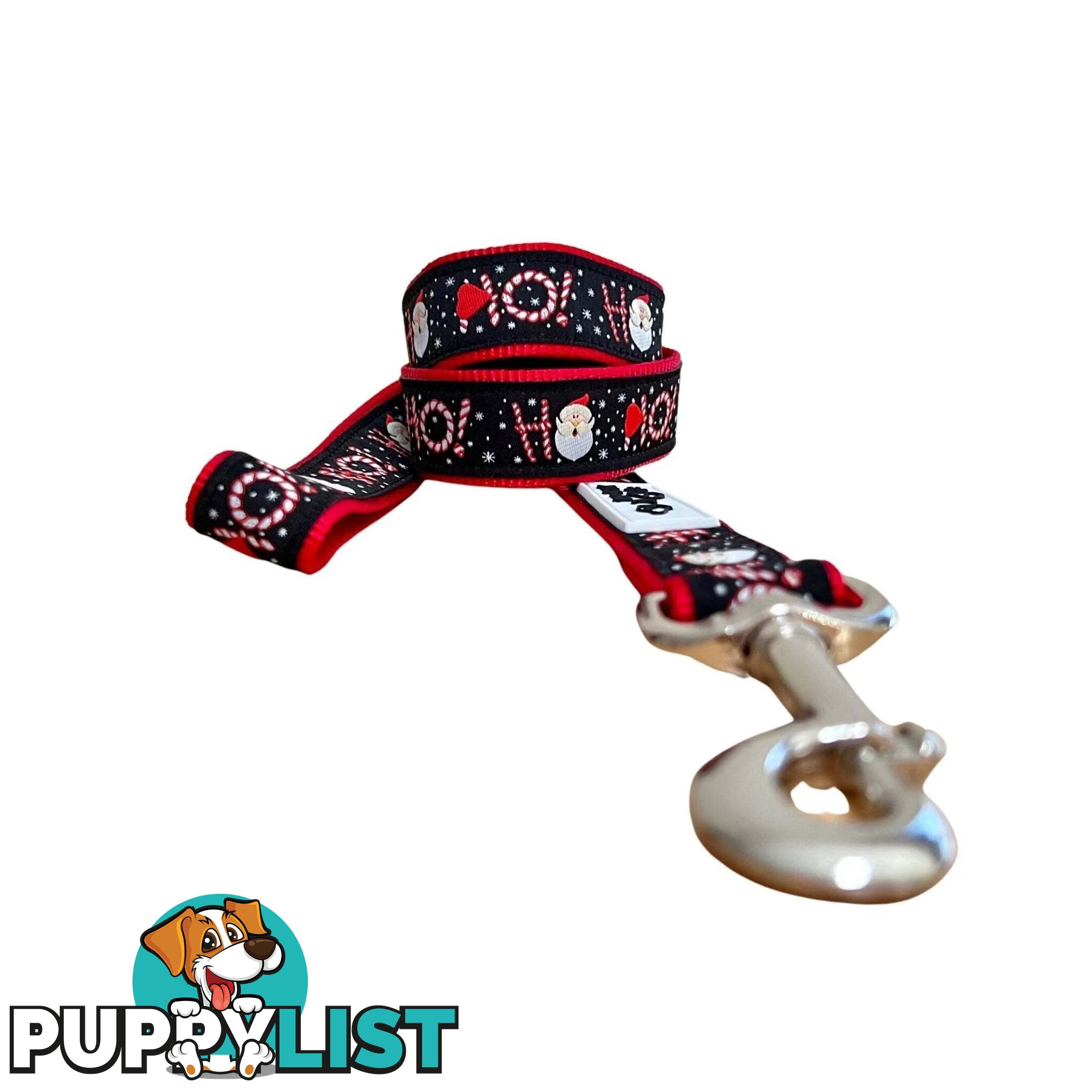 Christmas Dog Lead / Dog Leash - Hand Made by The Bark Side - TBSLDCHRHO251.2
