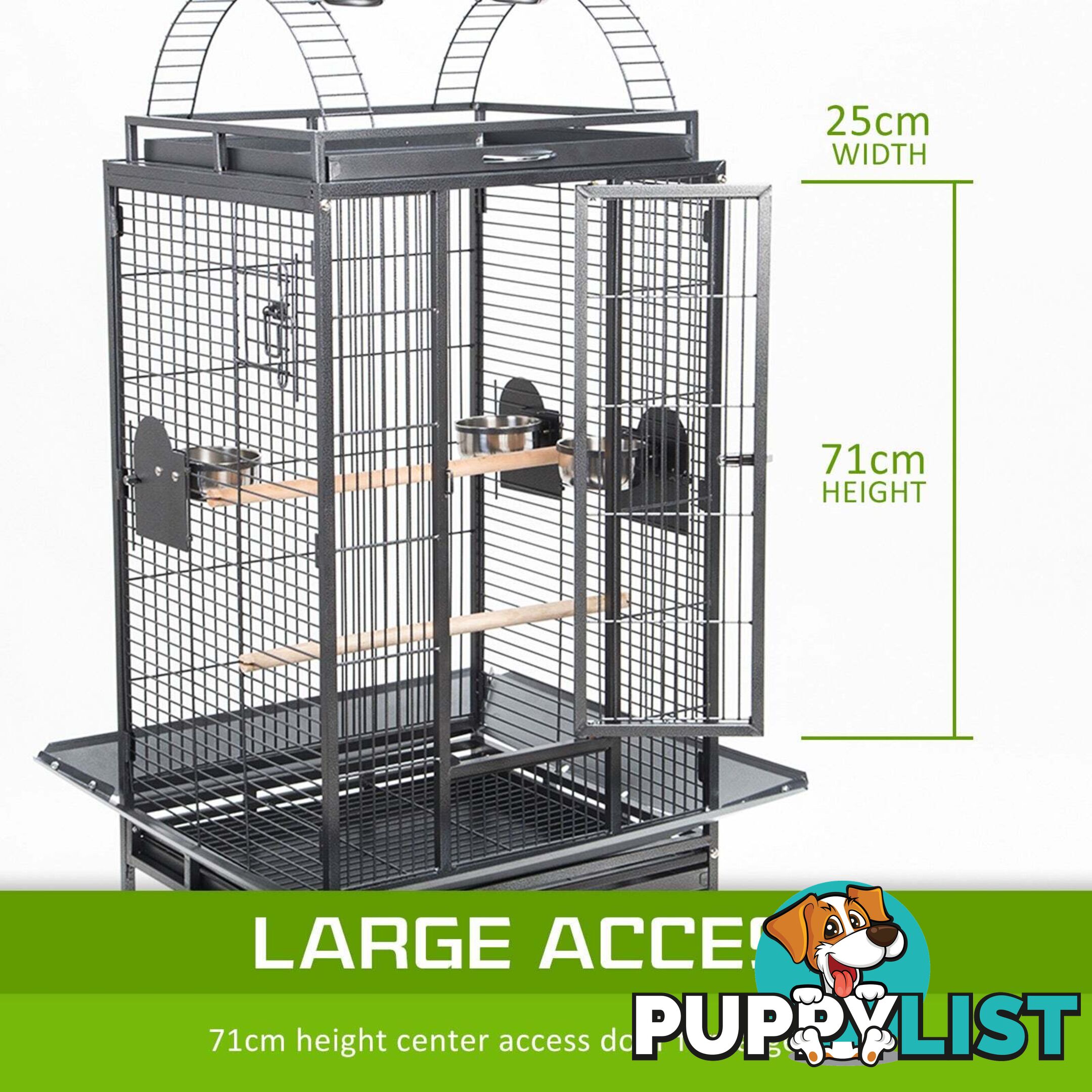 Bird Cage Parrot Aviary TENOR 203cm - V274-PET-8124-168
