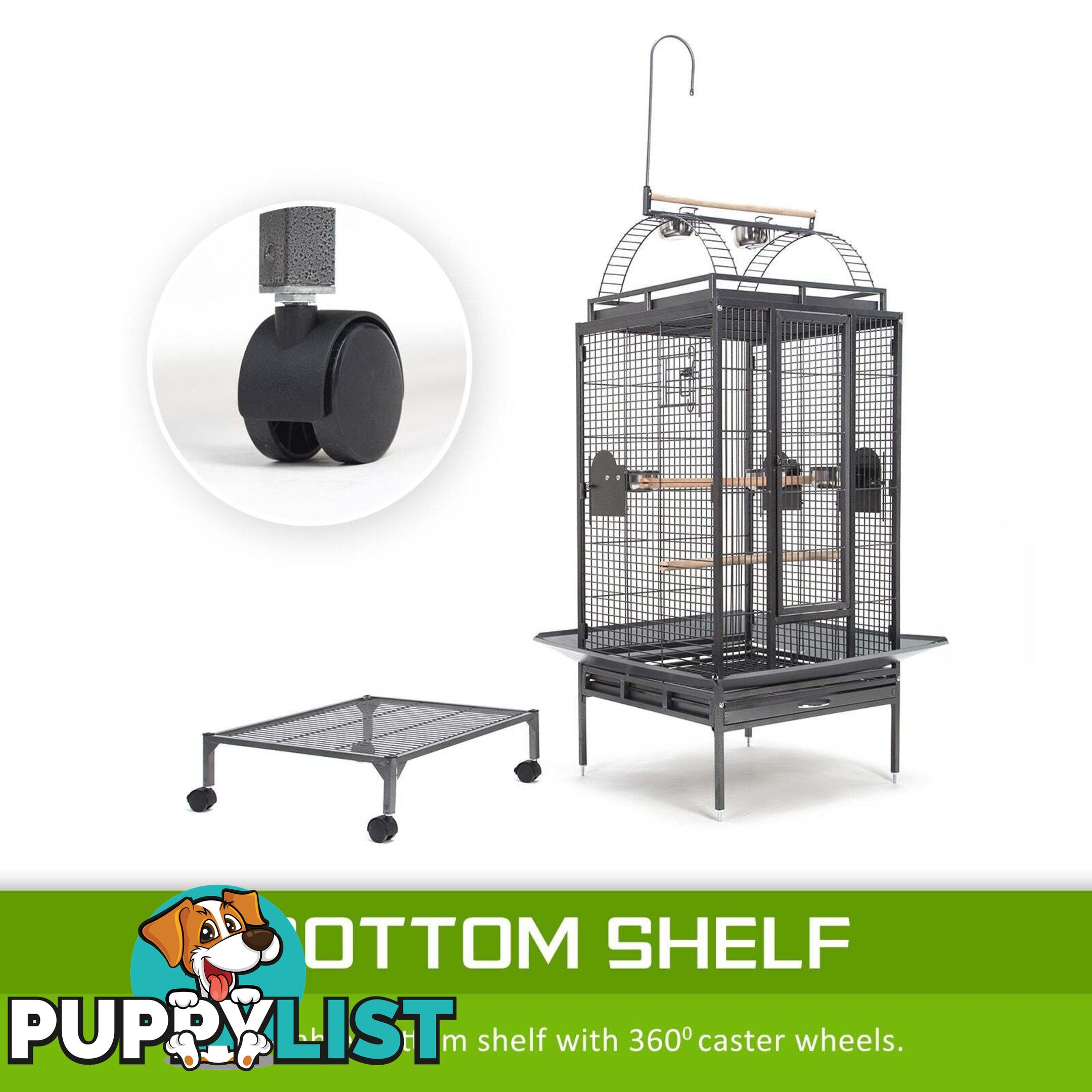 Bird Cage Parrot Aviary TENOR 203cm - V274-PET-8124-168