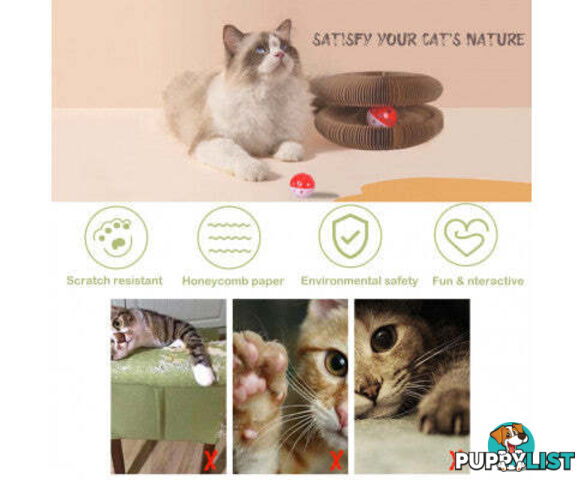 YES4PETS 2 x Small Magic Organ Cat/Kitten Scratching Board - V278-2-X-CAT-TOY-YT03