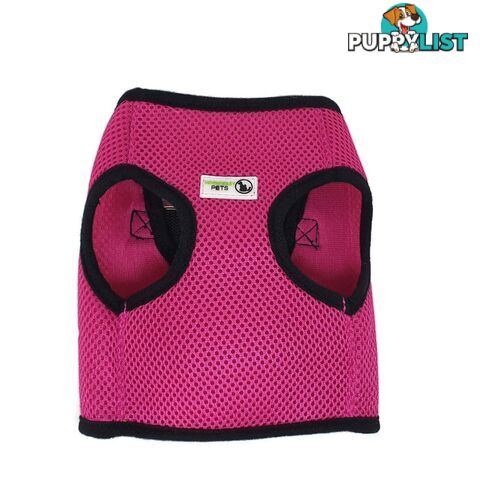 Doggie ID Vest Soft Air Mesh Personlised Embroidered - MDPIDVESLRED