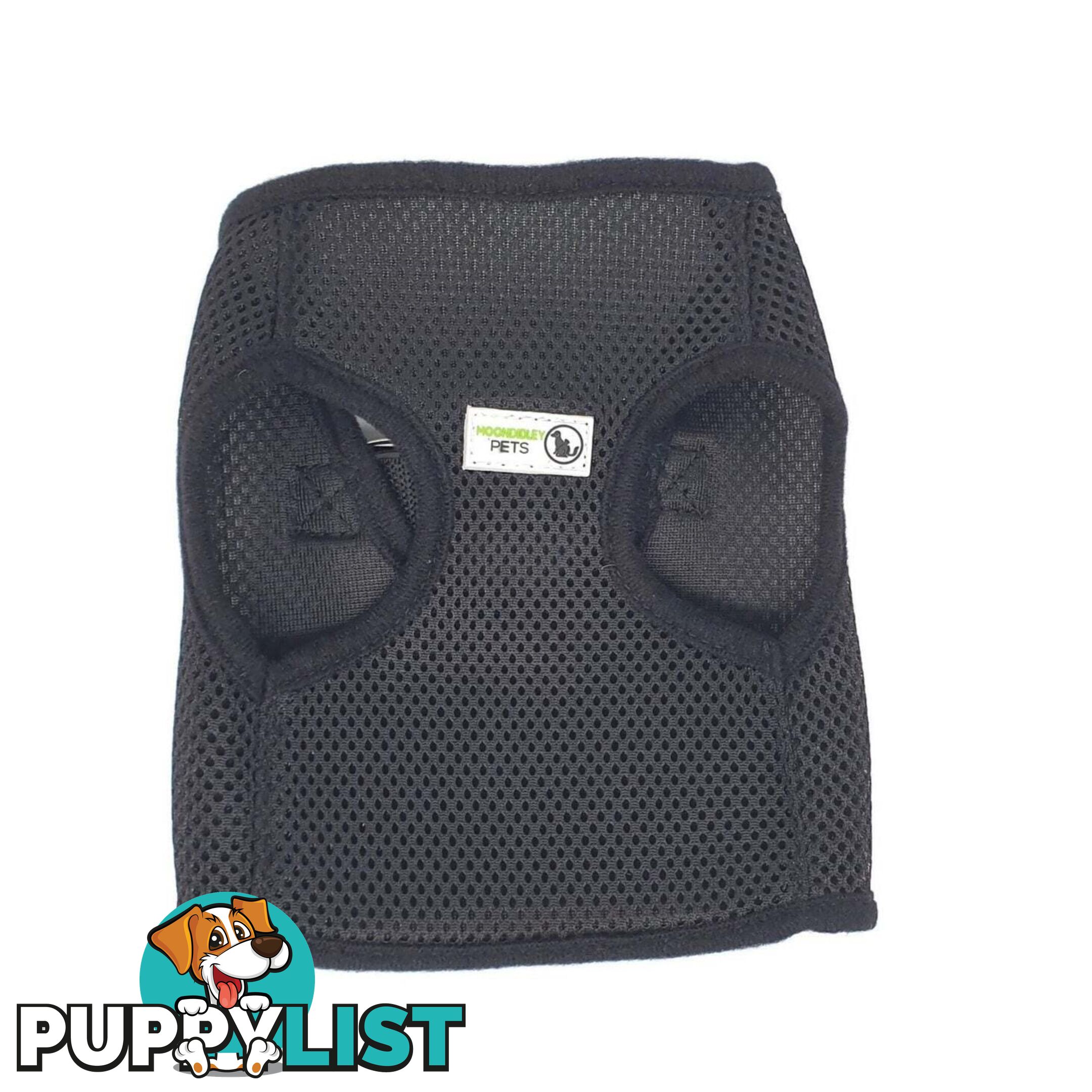 Doggie ID Vest Soft Air Mesh Personlised Embroidered - MDPIDVESLRED