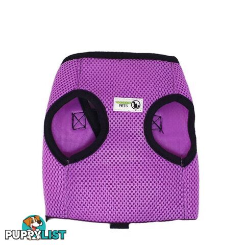 Doggie ID Vest Soft Air Mesh Personlised Embroidered - MDPIDVESLRED
