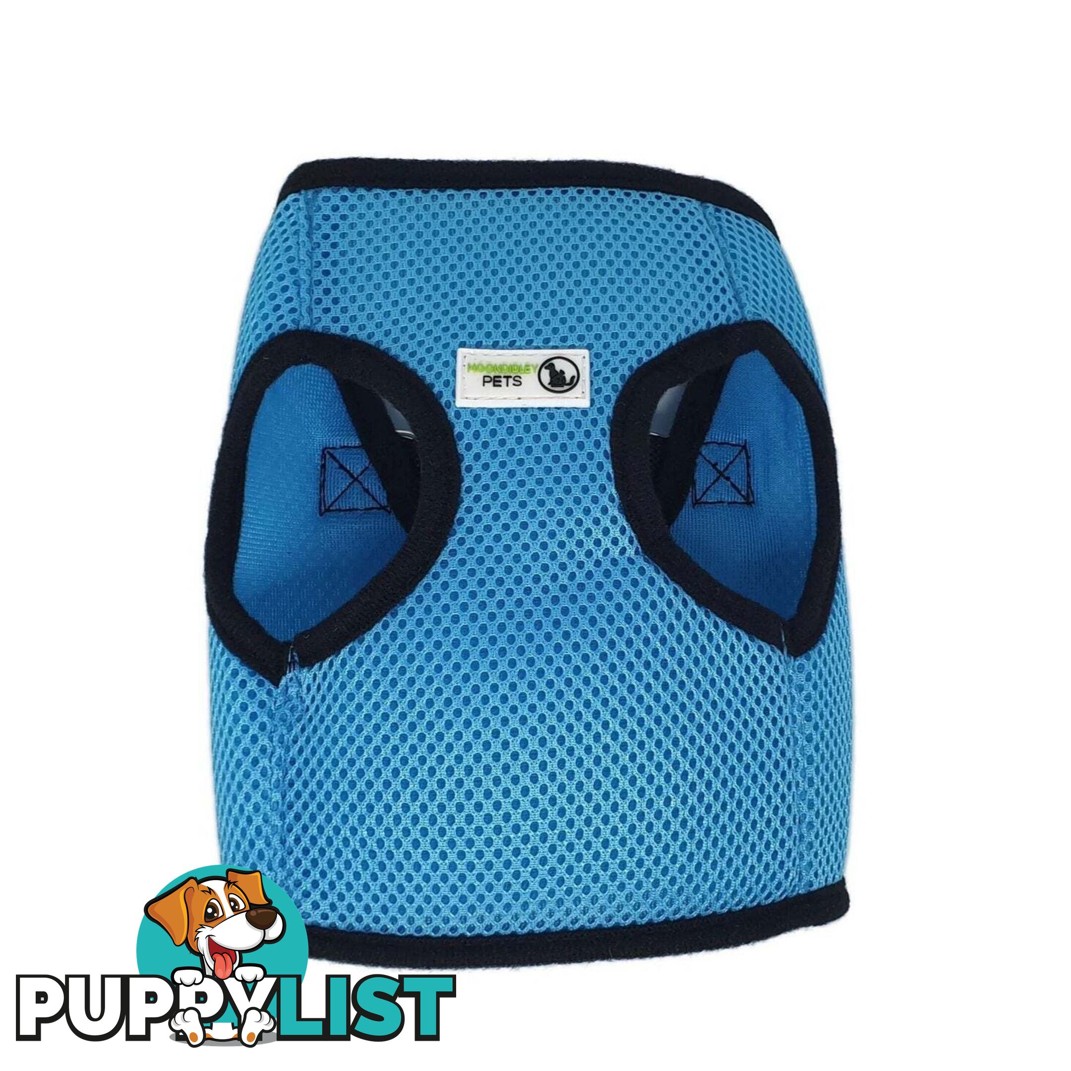 Doggie ID Vest Soft Air Mesh Personlised Embroidered - MDPIDVESLRED