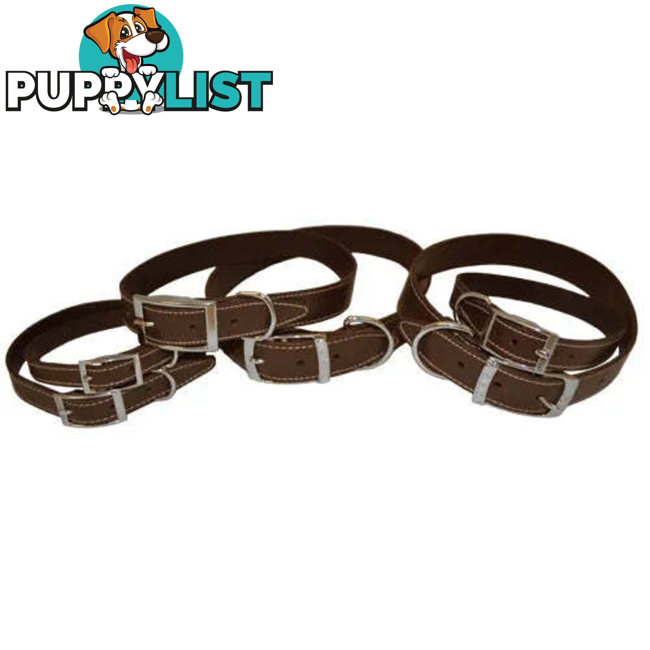 LEATHER COLLARS - BAINBRIDGE - BB-A7021-BRN