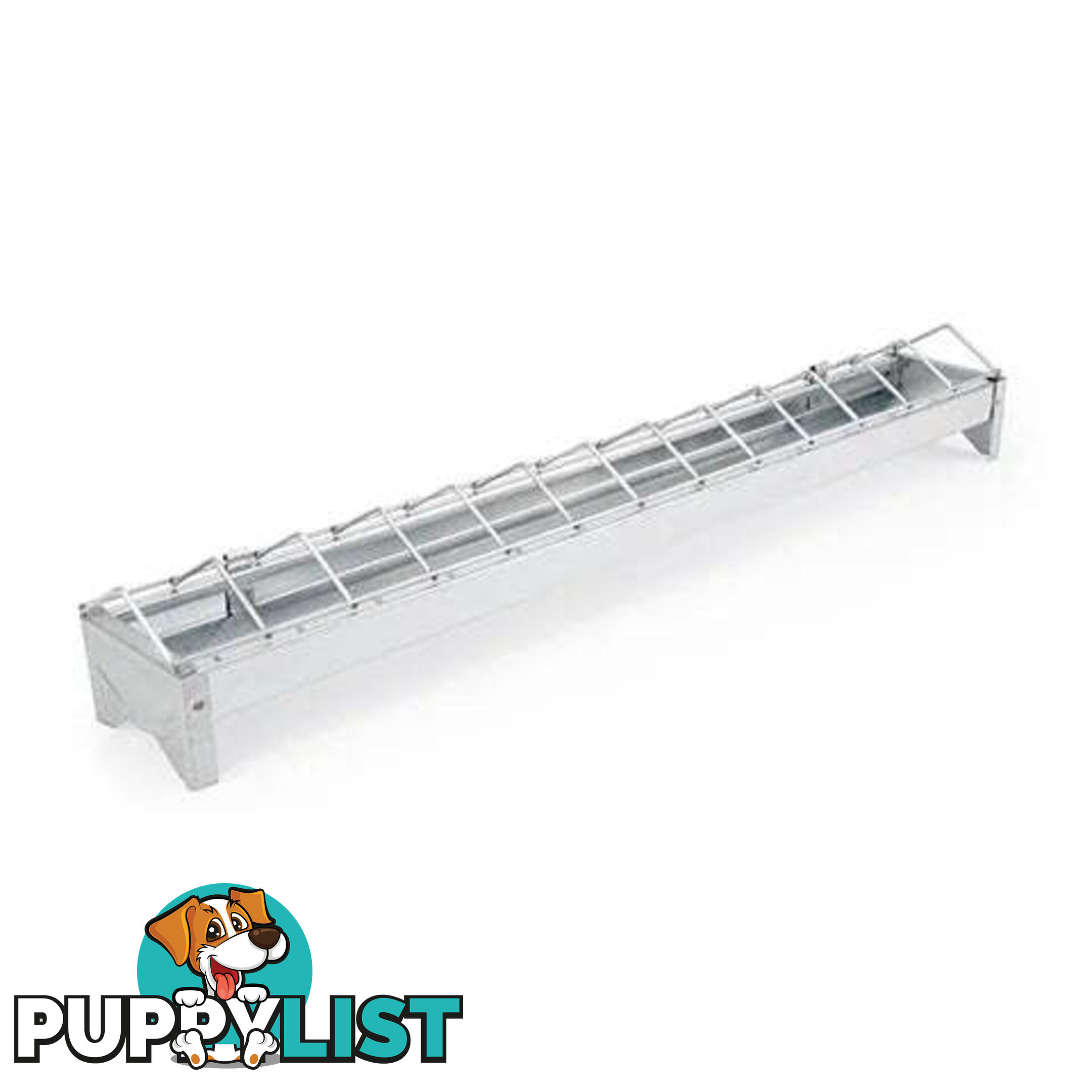 CHICKS GALVANISED FEED TROUGH - BAINBRIDGE - BB-A8069