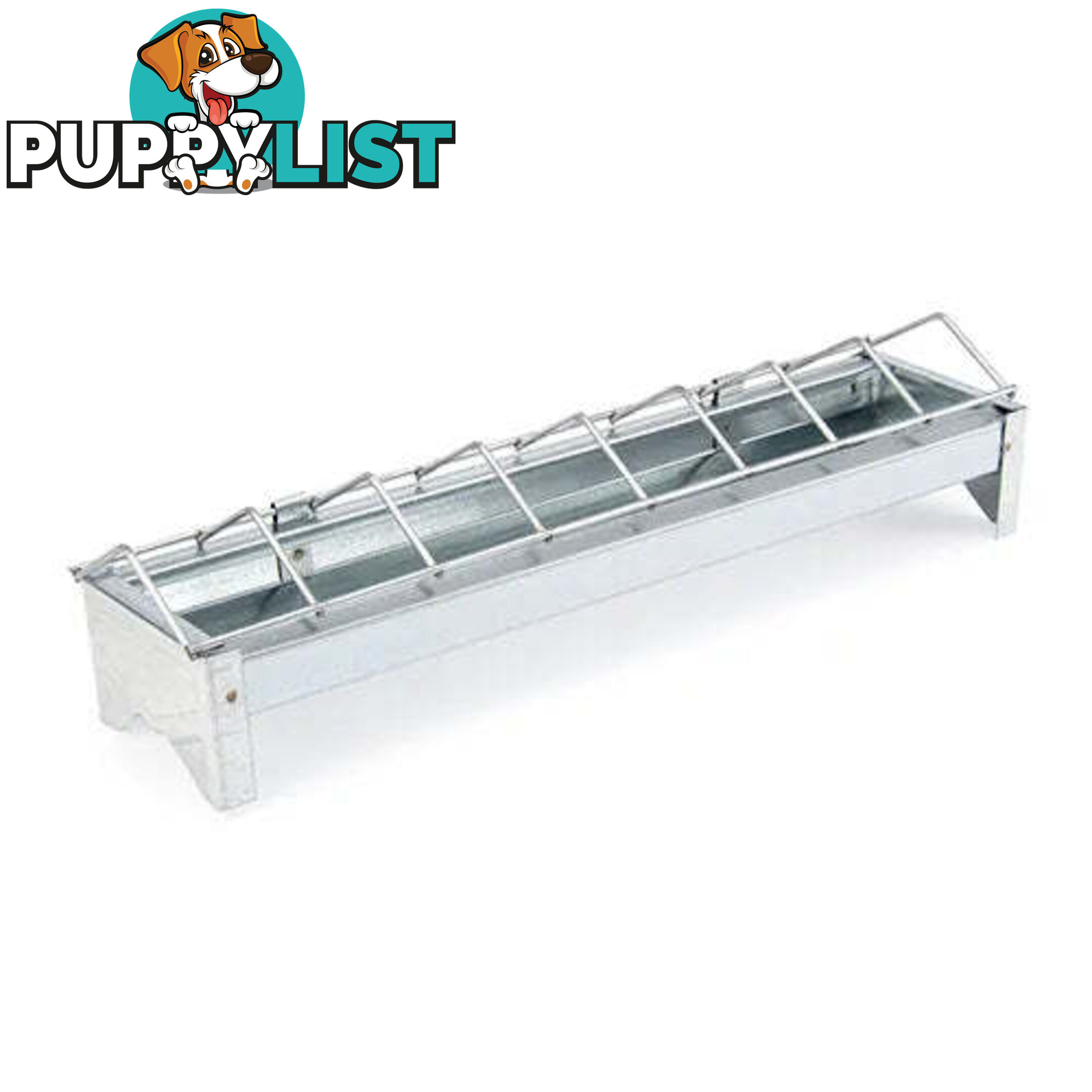 CHICKS GALVANISED FEED TROUGH - BAINBRIDGE - BB-A8069