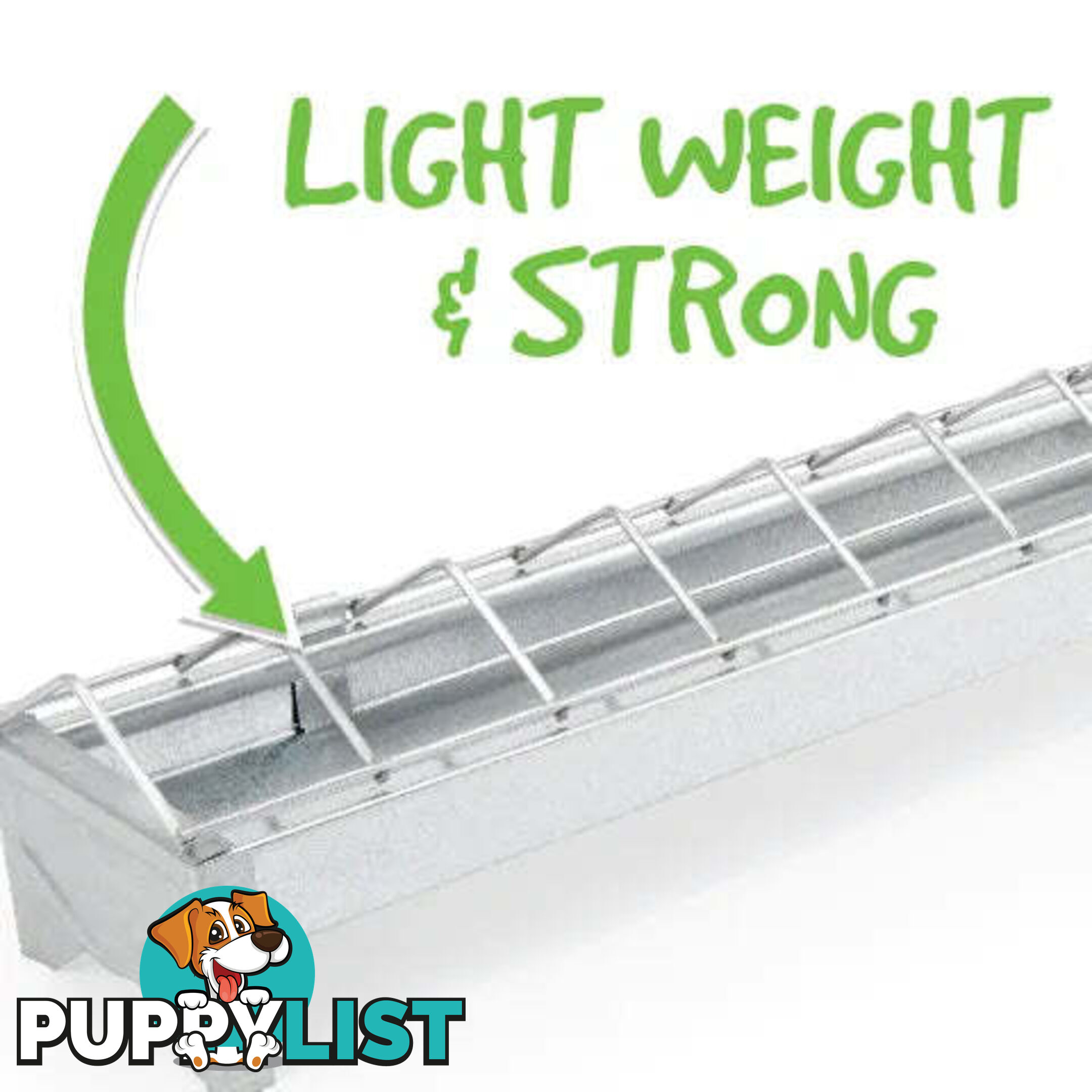 CHICKS GALVANISED FEED TROUGH - BAINBRIDGE - BB-A8069