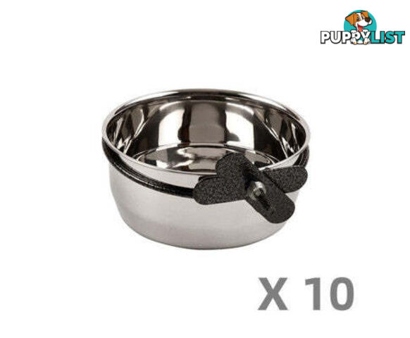 YES4PETS 10 x Water or Food Bowl - V278-10-X-69048-BOWL